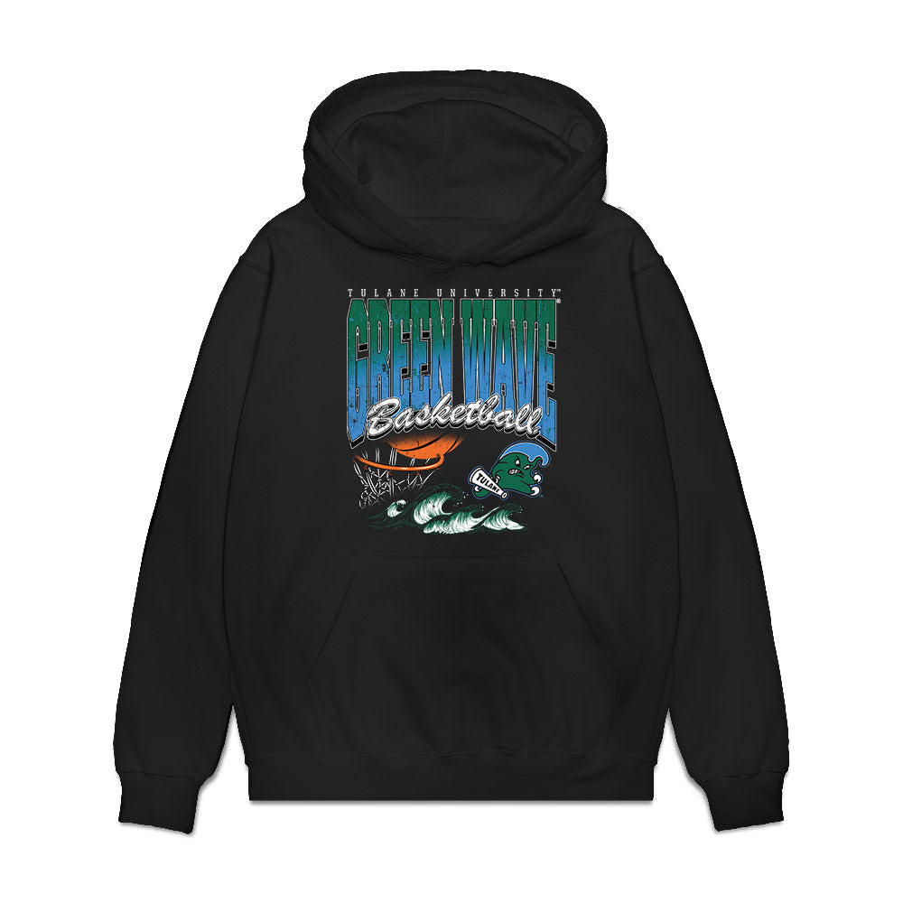 Tulane - NCAA Women's Basketball : Dyllan Hanna - Vintage Shersey Premium Hooded Sweatshirt-0