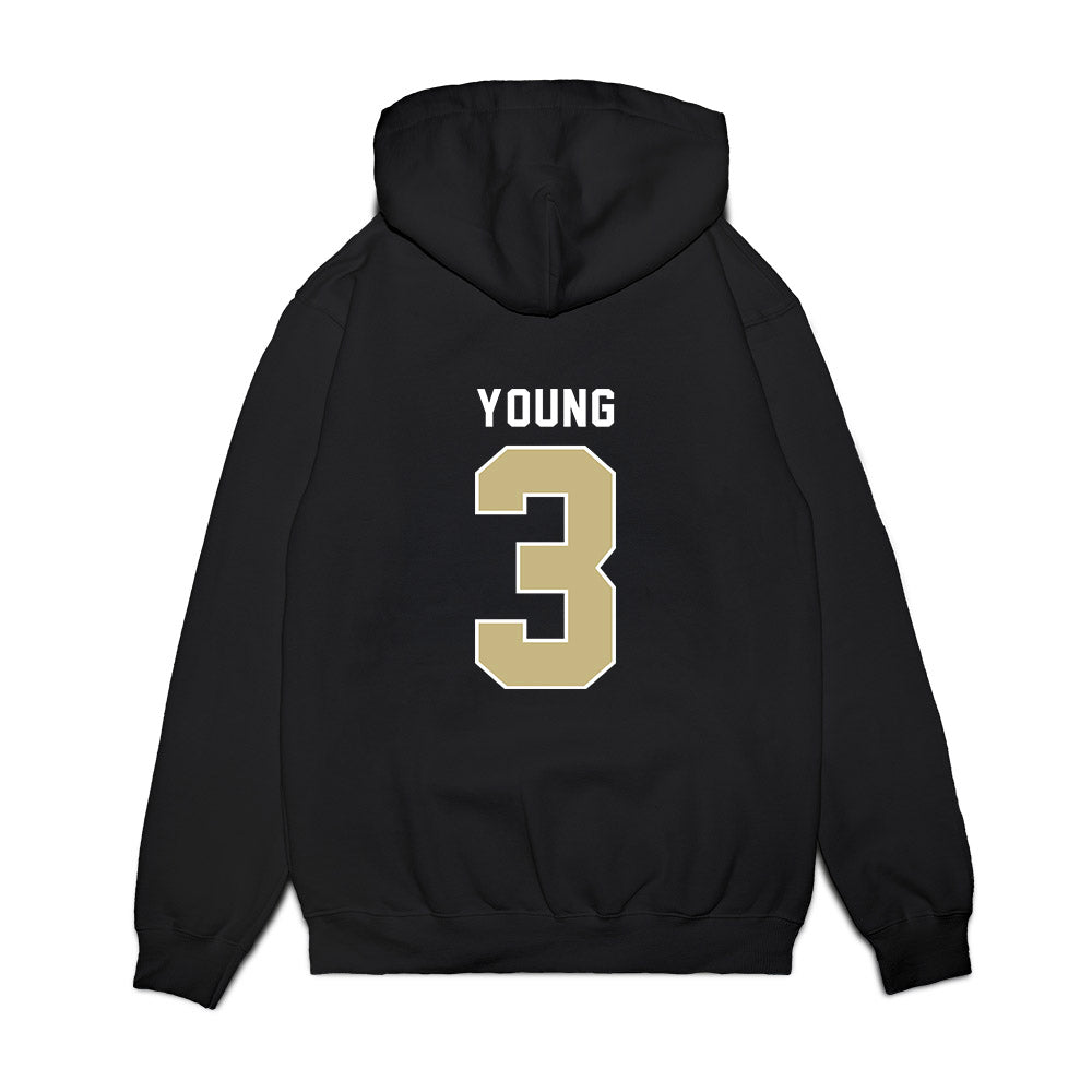 Akron - NCAA Men's Basketball : Sharron Young - Vintage Premium Hooded Sweatshirt-1