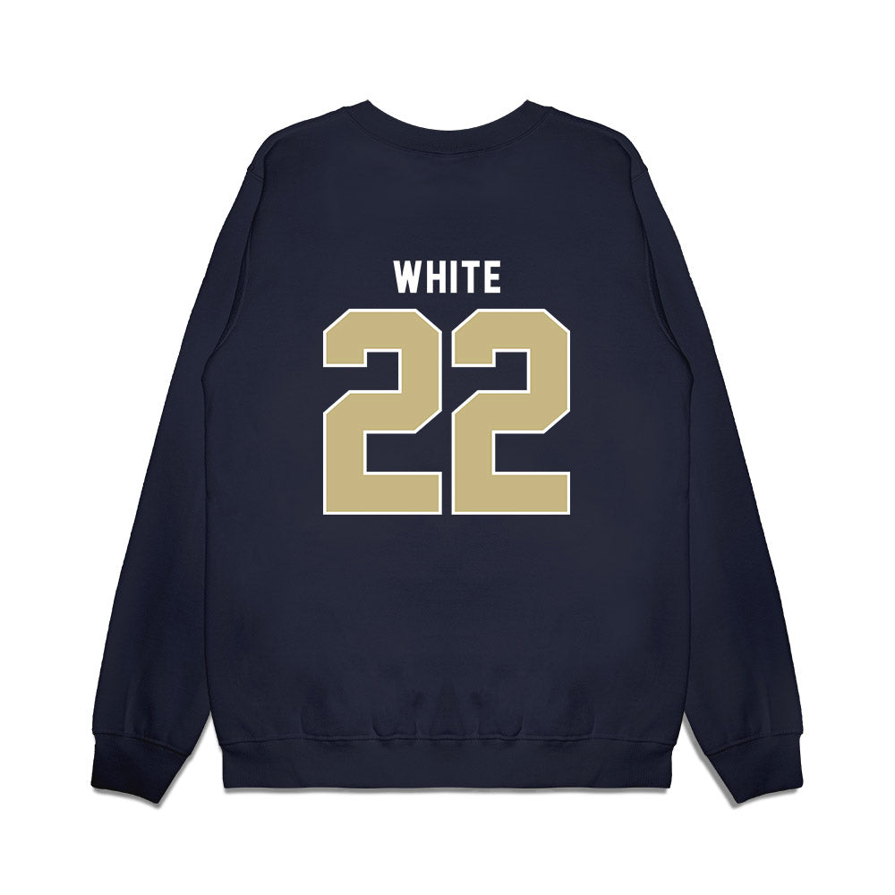 Akron - NCAA Men's Basketball : Colin White - Vintage Premium Crewneck Sweatshirt-1