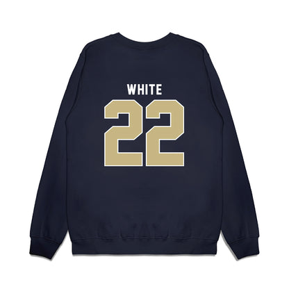 Akron - NCAA Men's Basketball : Colin White - Vintage Premium Crewneck Sweatshirt-1