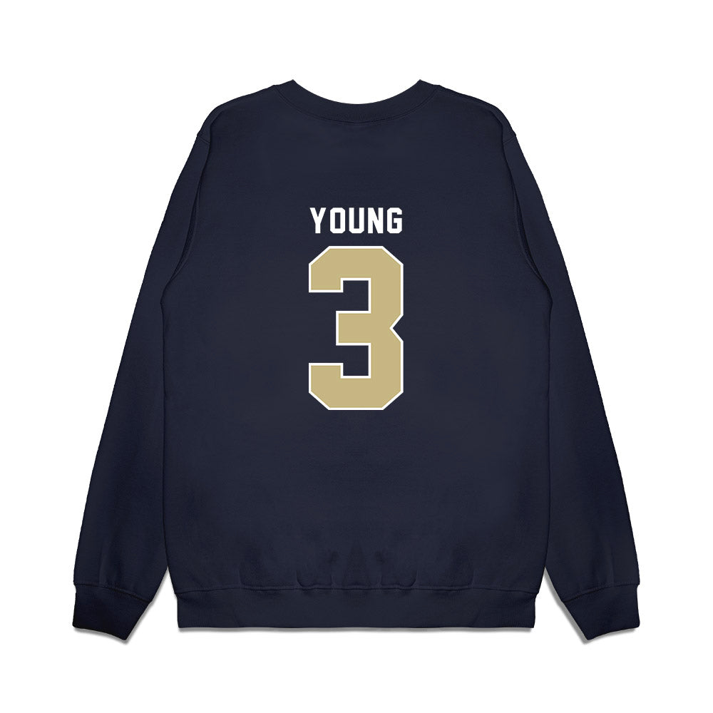 Akron - NCAA Men's Basketball : Sharron Young - Vintage Premium Crewneck Sweatshirt-1