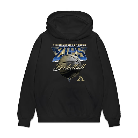 Akron - NCAA Men's Basketball : Chabi Barre - Vintage Premium Hooded Sweatshirt-0