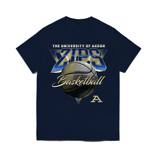 Akron - NCAA Men's Basketball : Max Burton - Vintage Comfort Colors T-Shirt-0