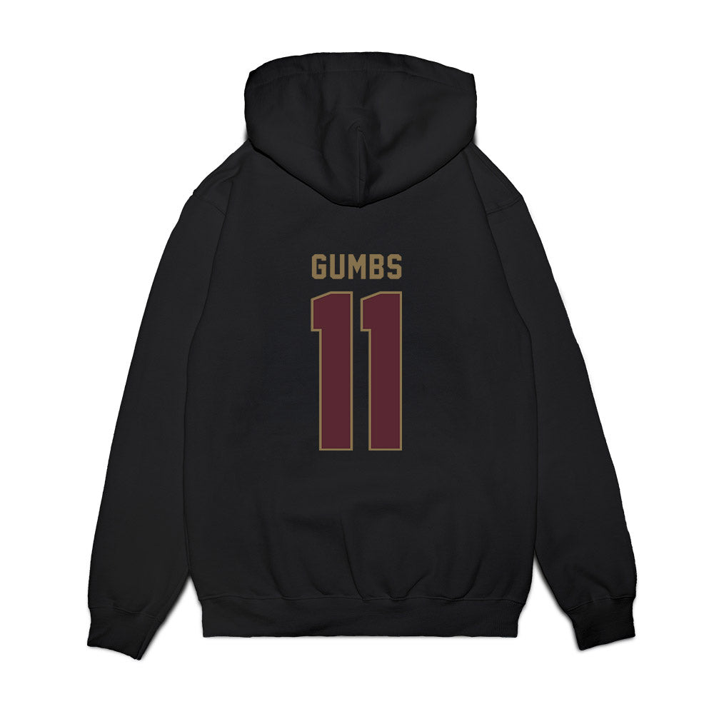 Texas State - NCAA Men's Basketball : Kaden Gumbs - Premium Hooded Sweatshirt-1