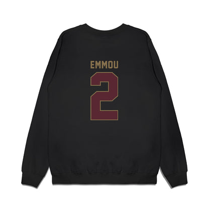 Texas State - NCAA Men's Basketball : Franck Emmou - Premium Crewneck Sweatshirt-1