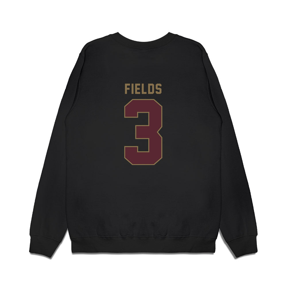 Texas State - NCAA Men's Basketball : Robert Fields - Premium Crewneck Sweatshirt-1