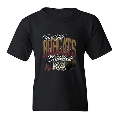Texas State - NCAA Men's Basketball : Mark Drone - Youth T-Shirt-0