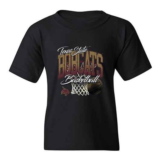 Texas State - NCAA Men's Basketball : Mark Drone - Youth T-Shirt-0