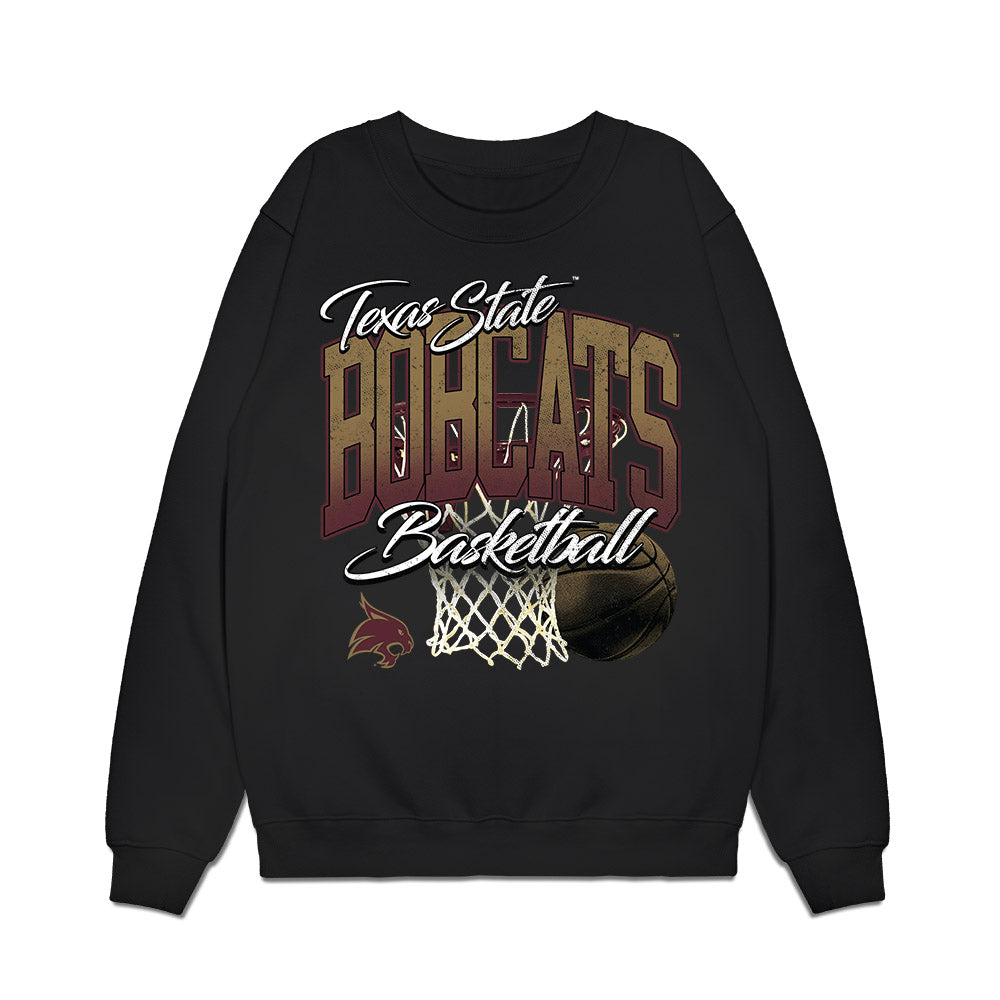 Texas State - NCAA Men's Basketball : Kaden Gumbs - Premium Crewneck Sweatshirt-0