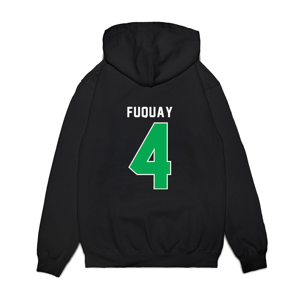 Marshall - NCAA Men's Basketball : Andrew Fuquay - Vintage Basketball Premium Hooded Sweatshirt-1