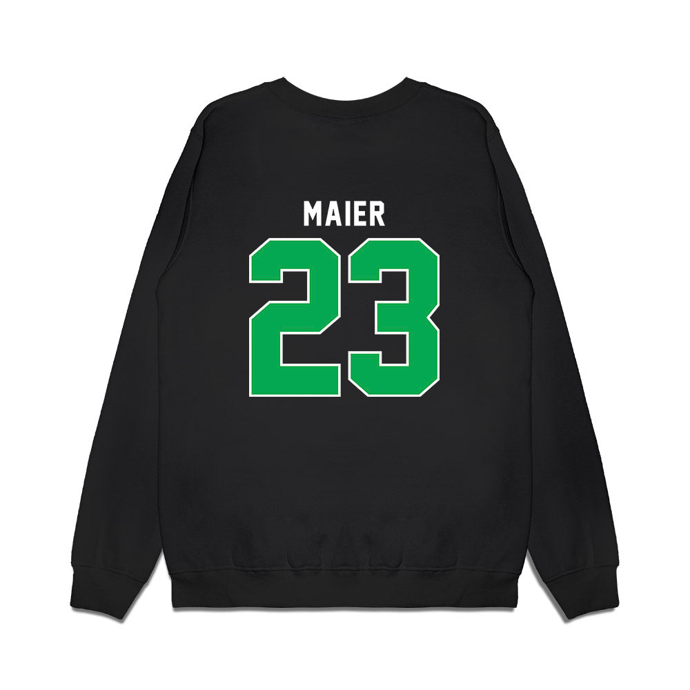 Marshall - NCAA Women's Basketball : Meredith Maier - Vintage Basketball Premium Crewneck Sweatshirt-1