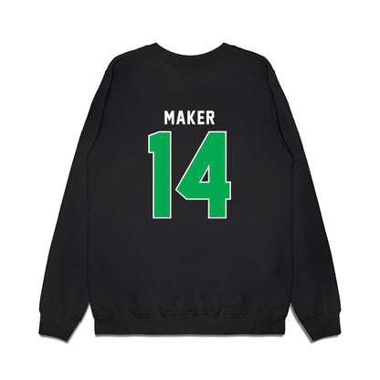 Marshall - NCAA Men's Basketball : Khaman Maker - Vintage Basketball Premium Crewneck Sweatshirt-1