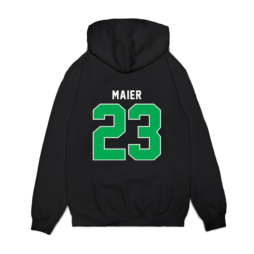 Marshall - NCAA Women's Basketball : Meredith Maier - Vintage Basketball Premium Hooded Sweatshirt-1