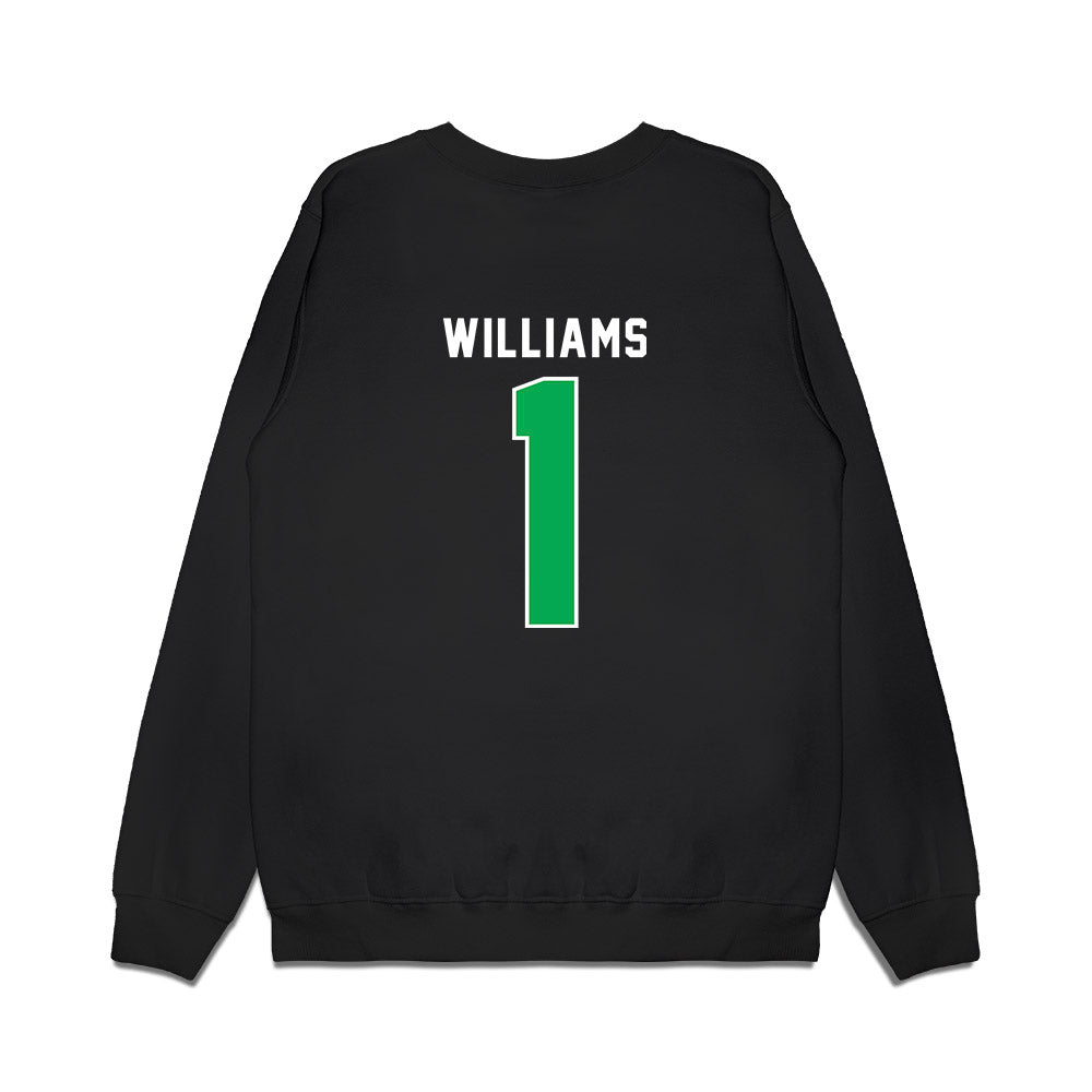 Marshall - NCAA Women's Basketball : TreShondra Williams - Vintage Basketball Premium Crewneck Sweatshirt-1