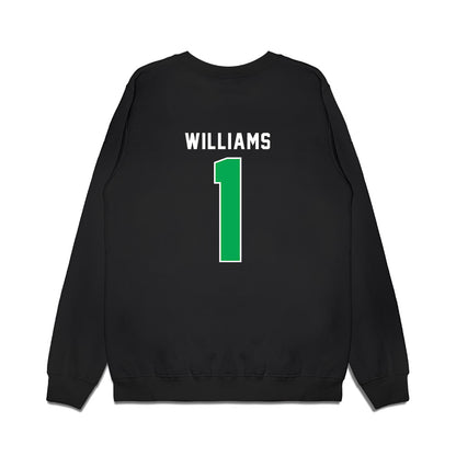 Marshall - NCAA Women's Basketball : TreShondra Williams - Vintage Basketball Premium Crewneck Sweatshirt-1