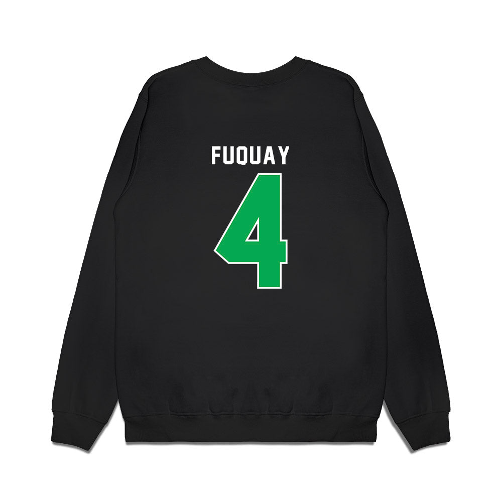 Marshall - NCAA Men's Basketball : Andrew Fuquay - Vintage Basketball Premium Crewneck Sweatshirt-1