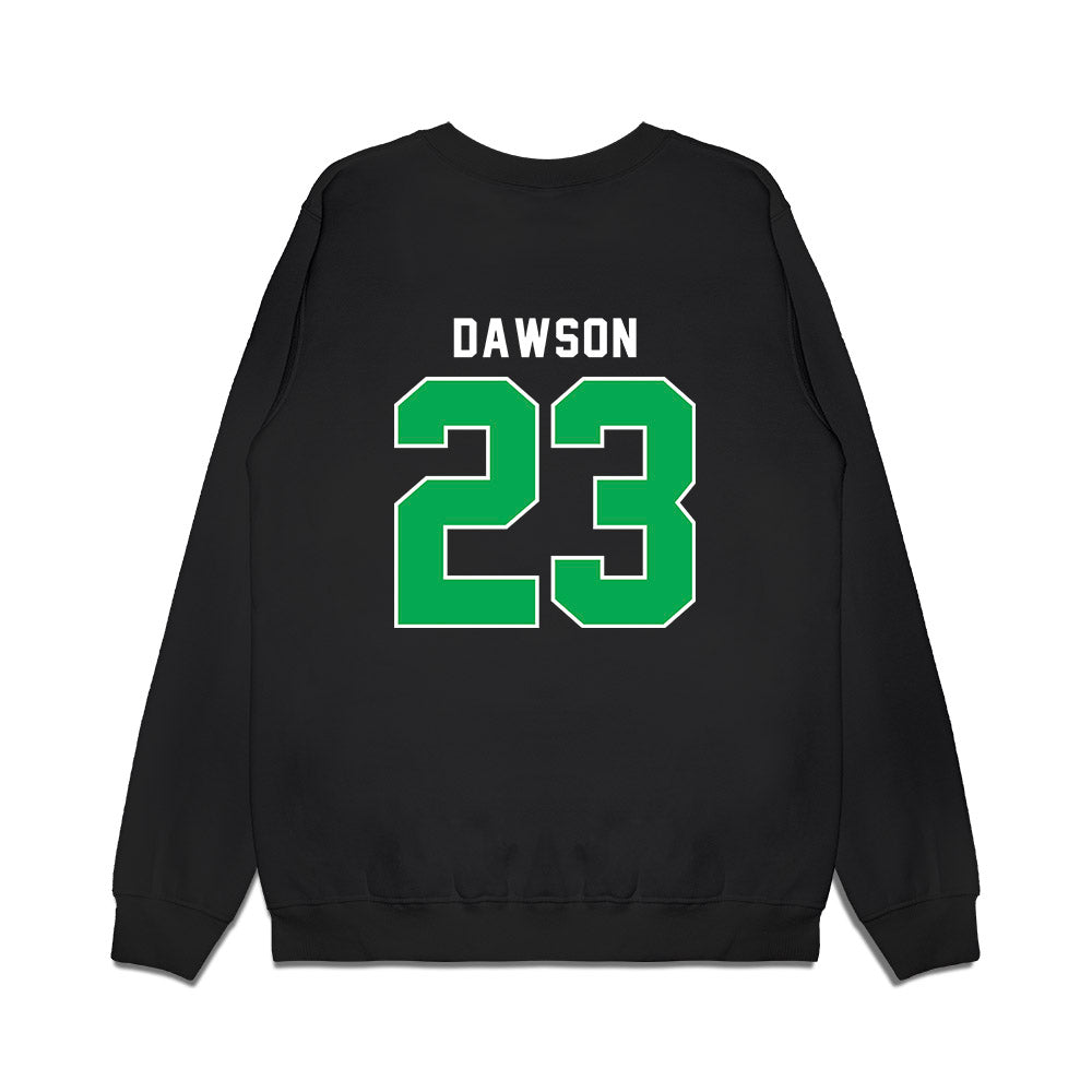 Marshall - NCAA Men's Basketball : Mikal Dawson - Vintage Basketball Premium Crewneck Sweatshirt-1