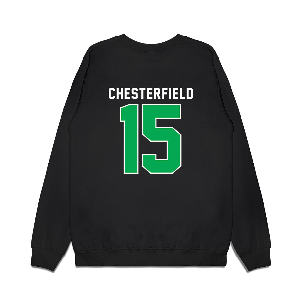 Marshall - NCAA Women's Basketball : Nikiah Chesterfield - Vintage Basketball Premium Crewneck Sweatshirt-1