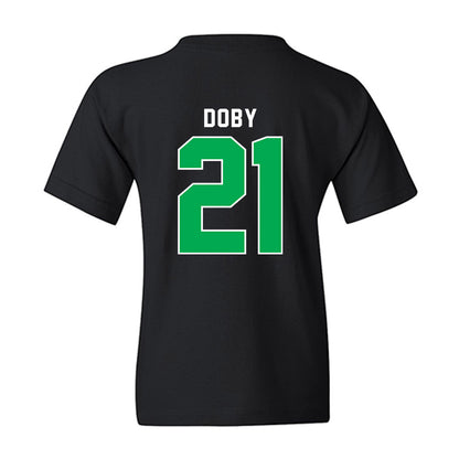 Marshall - NCAA Women's Basketball : Emari Doby - Vintage Basketball Youth T-Shirt-1
