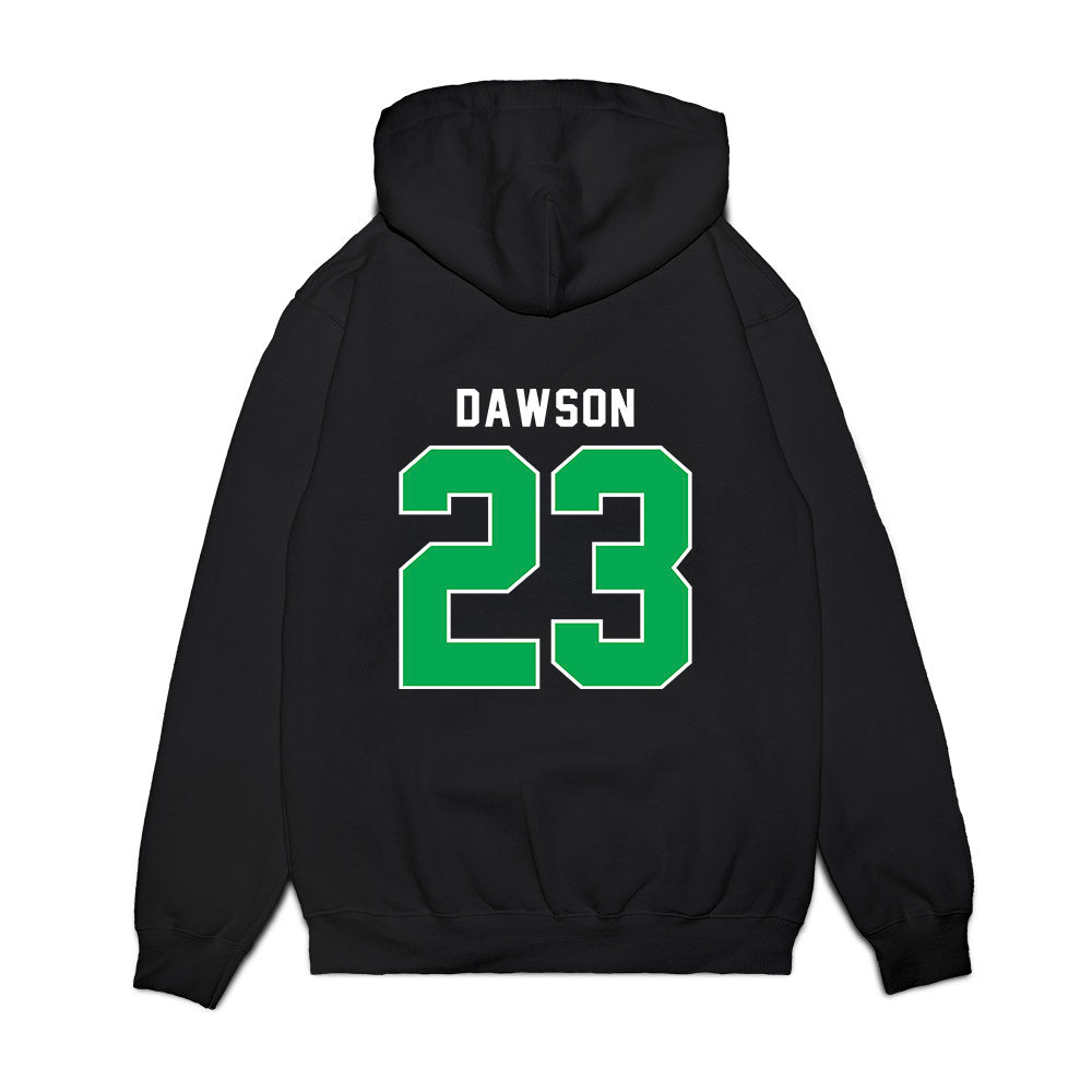 Marshall - NCAA Men's Basketball : Mikal Dawson - Vintage Basketball Premium Hooded Sweatshirt-1