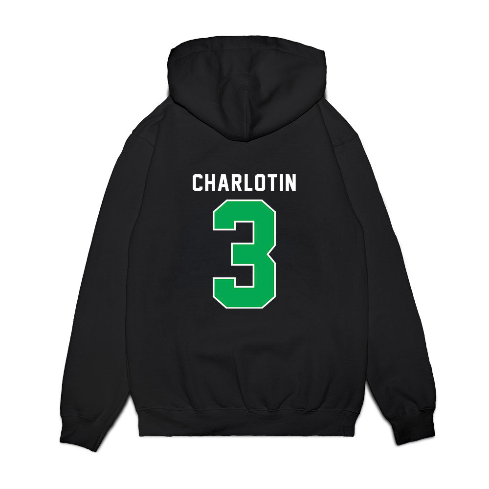 Marshall - NCAA Men's Basketball : Alex Charlotin - Vintage Basketball Premium Hooded Sweatshirt-1