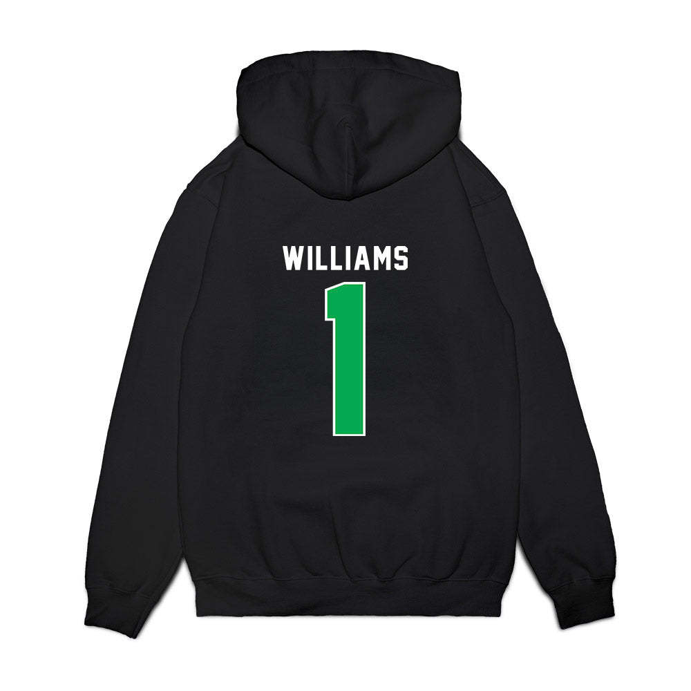 Marshall - NCAA Women's Basketball : TreShondra Williams - Vintage Basketball Premium Hooded Sweatshirt-1