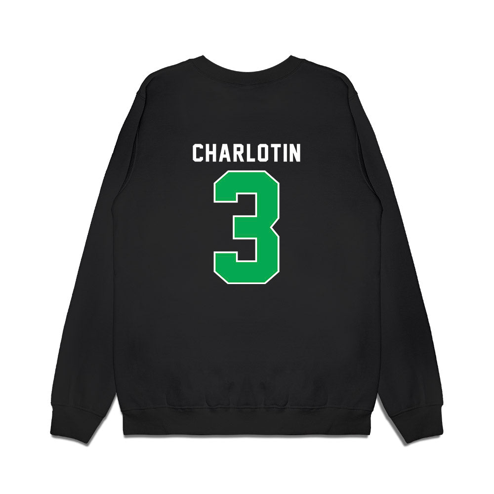 Marshall - NCAA Men's Basketball : Alex Charlotin - Vintage Basketball Premium Crewneck Sweatshirt-1