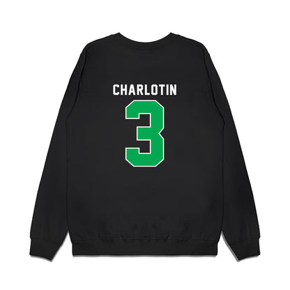Marshall - NCAA Men's Basketball : Alex Charlotin - Vintage Basketball Premium Crewneck Sweatshirt-1
