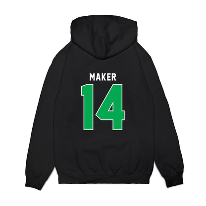 Marshall - NCAA Men's Basketball : Khaman Maker - Vintage Basketball Premium Hooded Sweatshirt-1