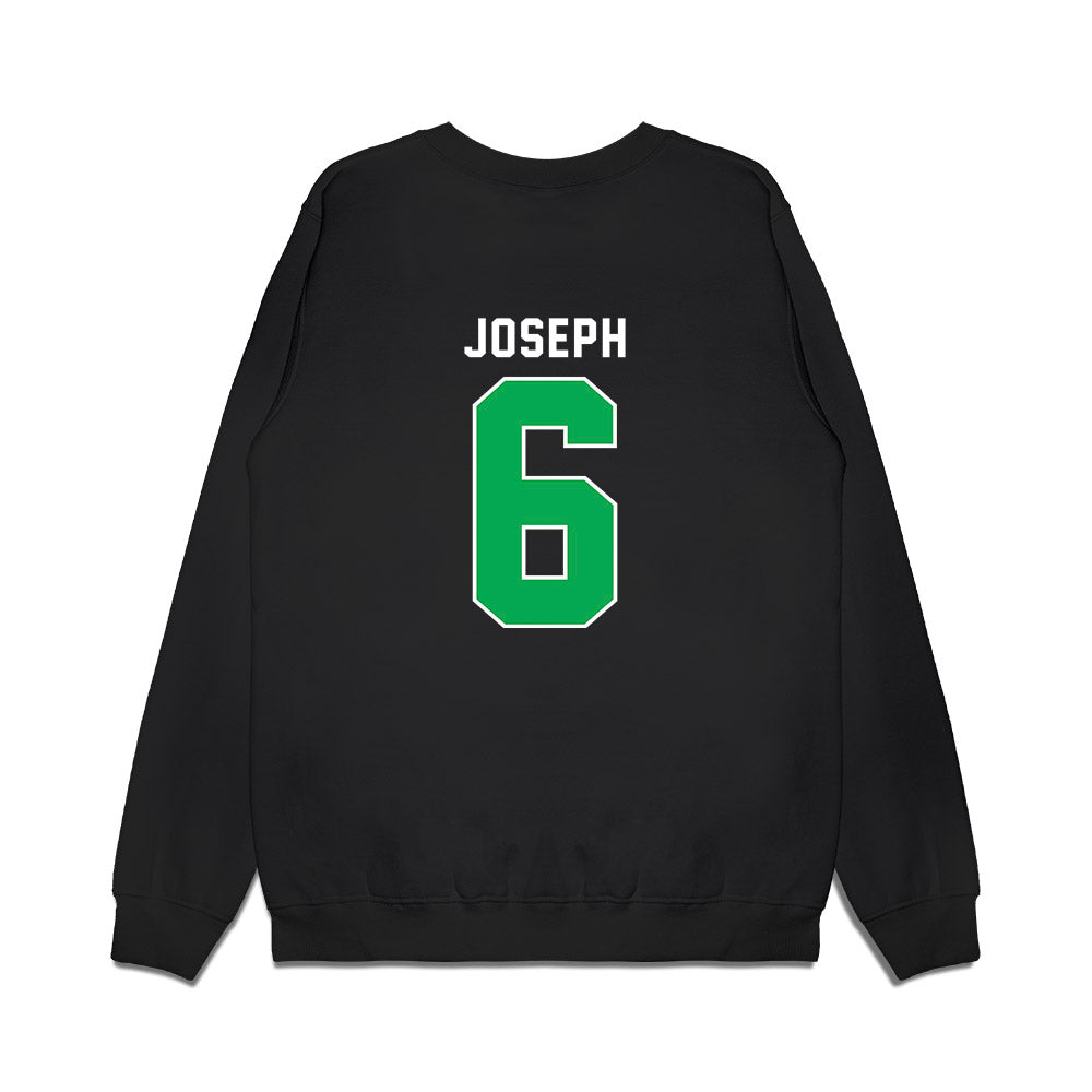 Marshall - NCAA Men's Basketball : Landen Joseph - Vintage Basketball Premium Crewneck Sweatshirt-1