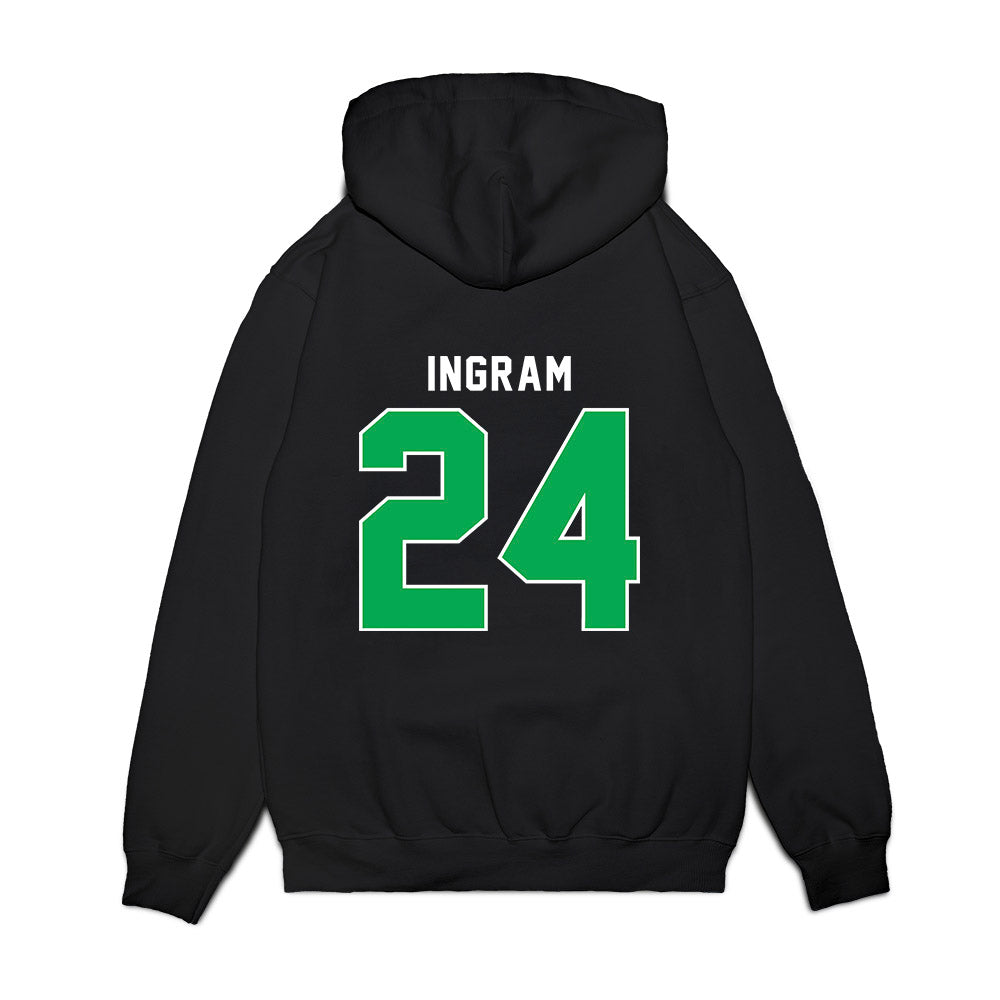 Marshall - NCAA Women's Basketball : Kassie Ingram - Vintage Basketball Premium Hooded Sweatshirt-1