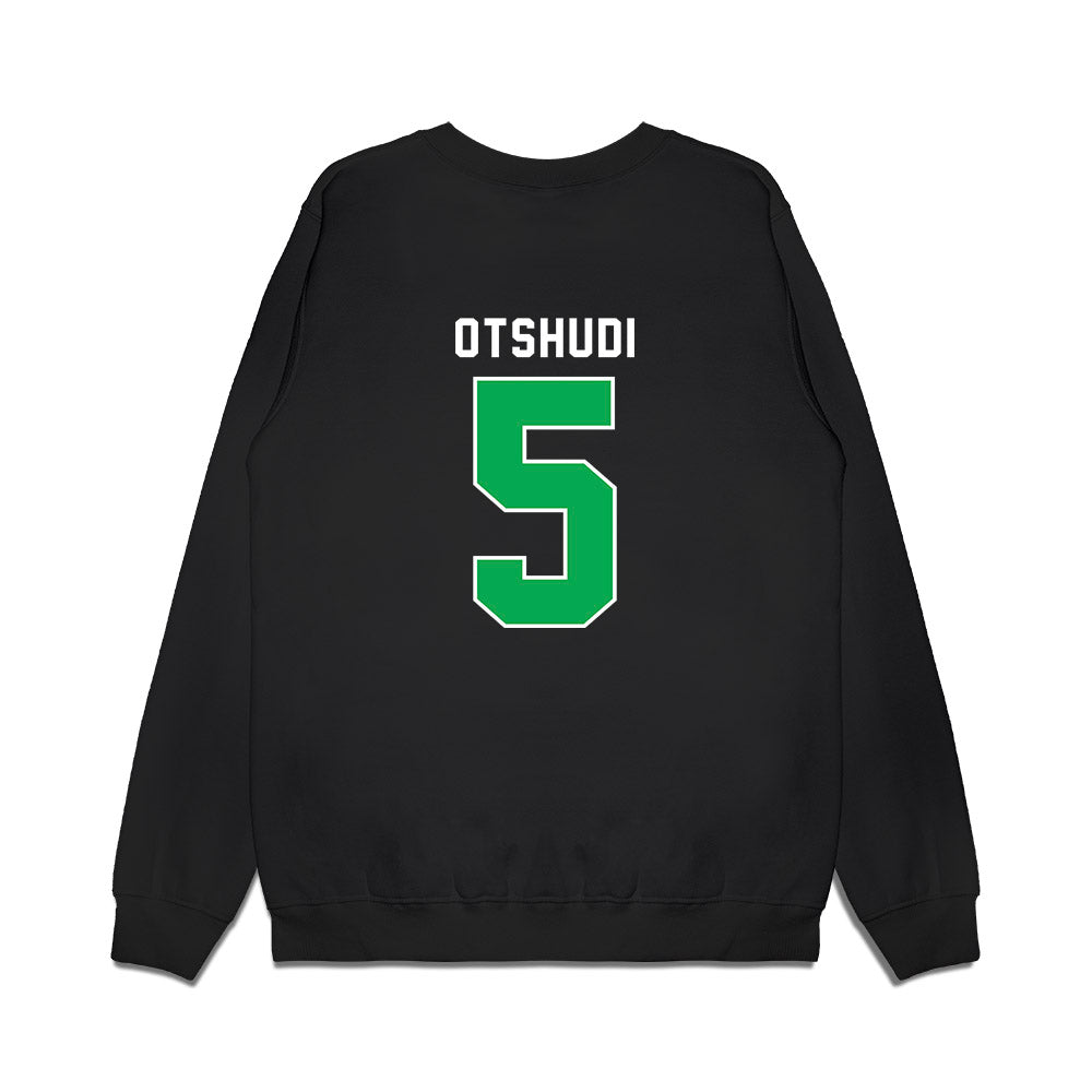 Marshall - NCAA Men's Basketball : Noah Otshudi - Vintage Basketball Premium Crewneck Sweatshirt-1