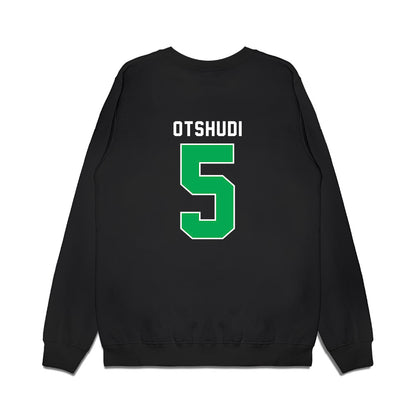 Marshall - NCAA Men's Basketball : Noah Otshudi - Vintage Basketball Premium Crewneck Sweatshirt-1