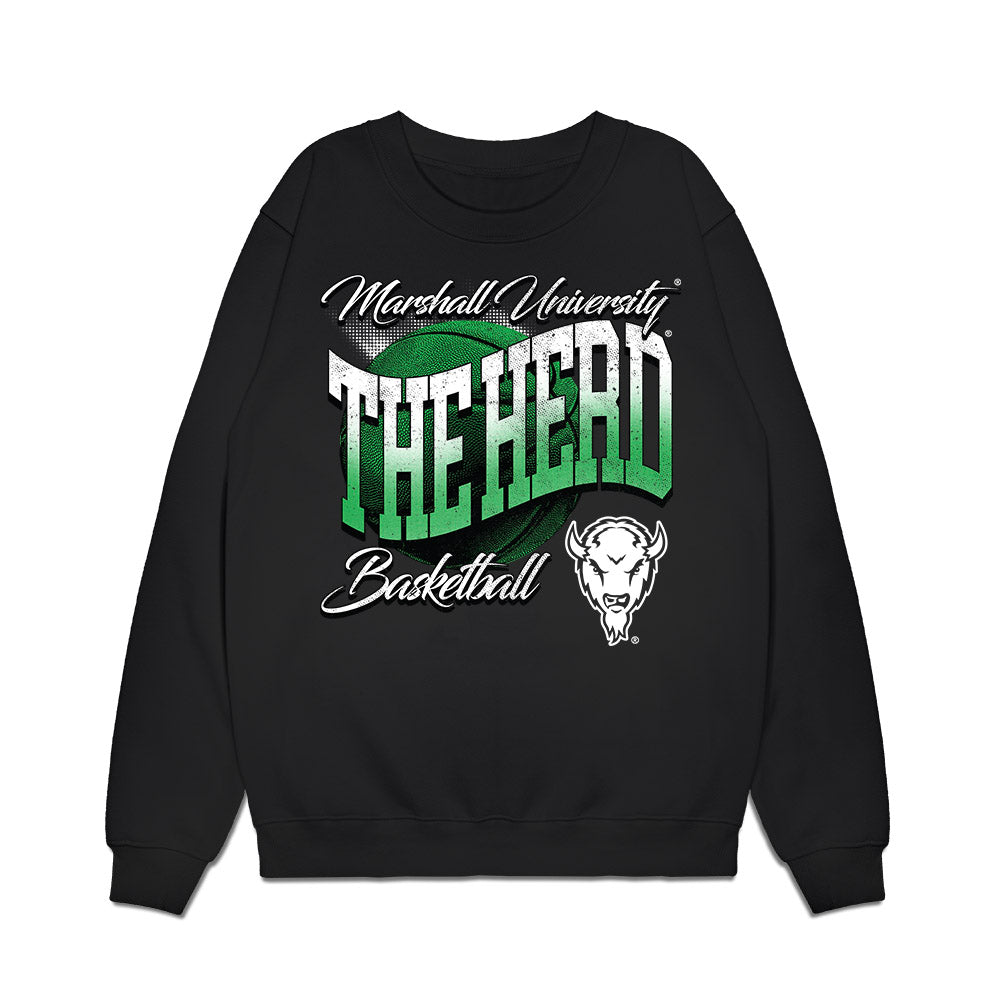 Marshall - NCAA Women's Basketball : Blessing King - Vintage Basketball Premium Crewneck Sweatshirt-0