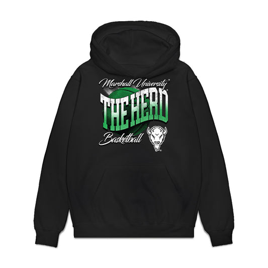 Marshall - NCAA Women's Basketball : Blessing King - Vintage Basketball Premium Hooded Sweatshirt-0