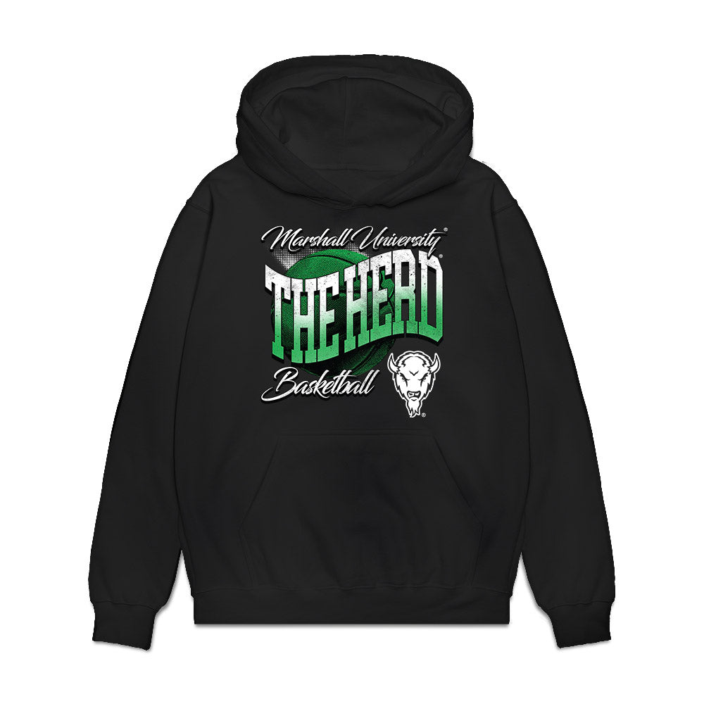 Marshall - NCAA Women's Basketball : Olivia Olson - Vintage Basketball Premium Hooded Sweatshirt-0