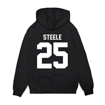 Maine - NCAA Men's Basketball : Keelan Steele - Vintage Basketball Premium Hooded Sweatshirt-1