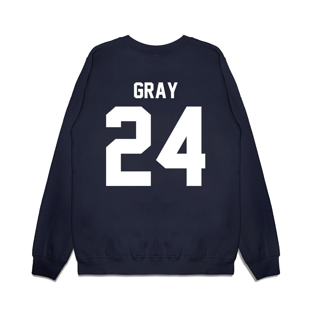 Maine - NCAA Men's Basketball : Mekhi Gray - Vintage Basketball Premium Crewneck Sweatshirt-1