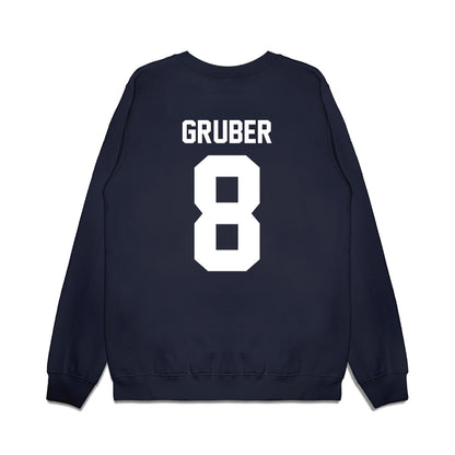 Maine - NCAA Women's Basketball : Lizzy Gruber - Vintage Basketball Premium Crewneck Sweatshirt-1