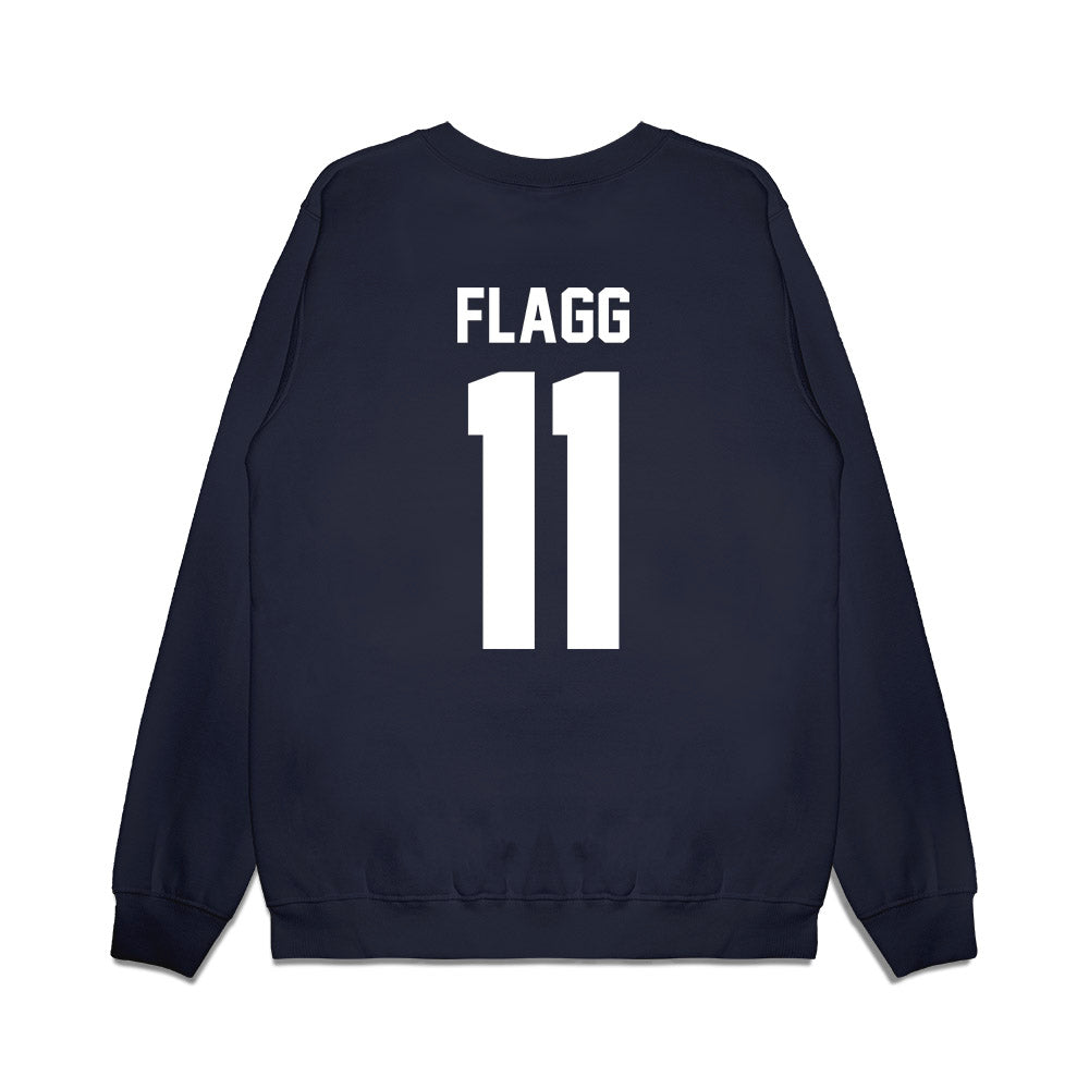 Maine - NCAA Men's Basketball : Ace Flagg - Vintage Basketball Premium Crewneck Sweatshirt-1