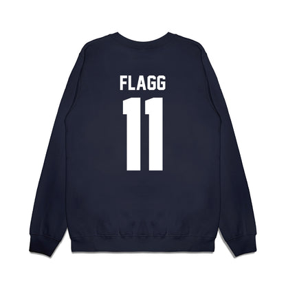 Maine - NCAA Men's Basketball : Ace Flagg - Vintage Basketball Premium Crewneck Sweatshirt-1