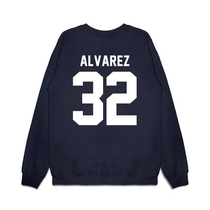 Maine - NCAA Women's Basketball : Olivia Alvarez - Vintage Basketball Premium Crewneck Sweatshirt-1