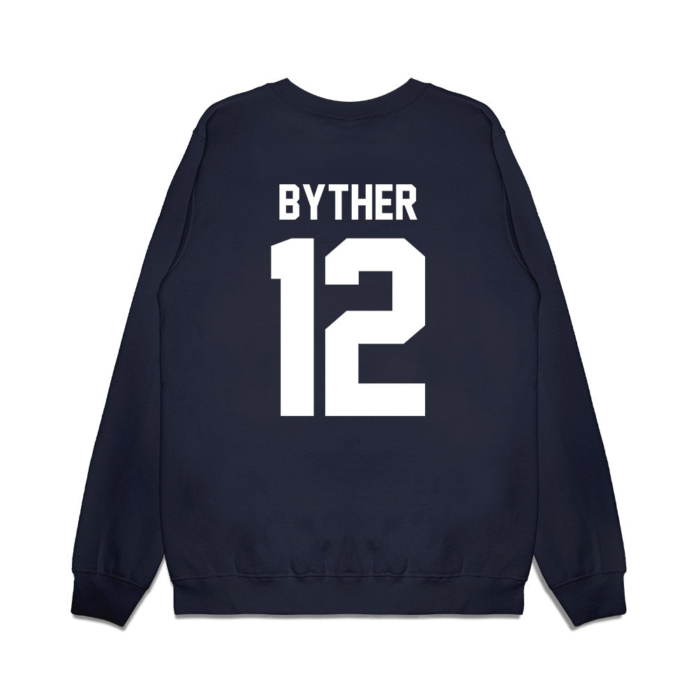 Maine - NCAA Men's Basketball : Emmitt Byther - Vintage Basketball Premium Crewneck Sweatshirt-1