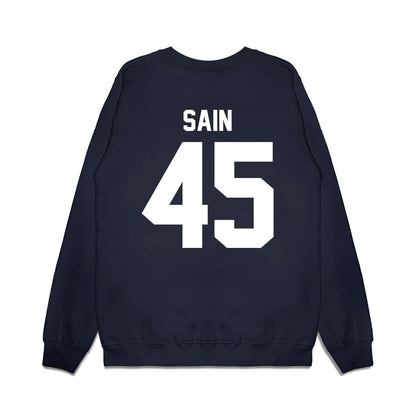 Maine - NCAA Women's Basketball : Kaliyah Sain - Vintage Basketball Premium Crewneck Sweatshirt-1