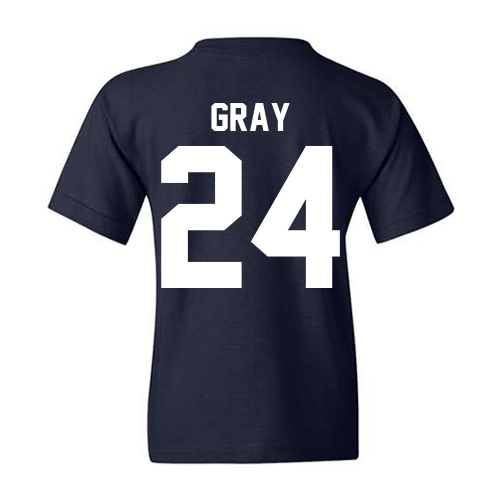 Maine - NCAA Men's Basketball : Mekhi Gray - Vintage Basketball Youth T-Shirt-1
