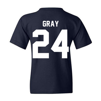 Maine - NCAA Men's Basketball : Mekhi Gray - Vintage Basketball Youth T-Shirt-1