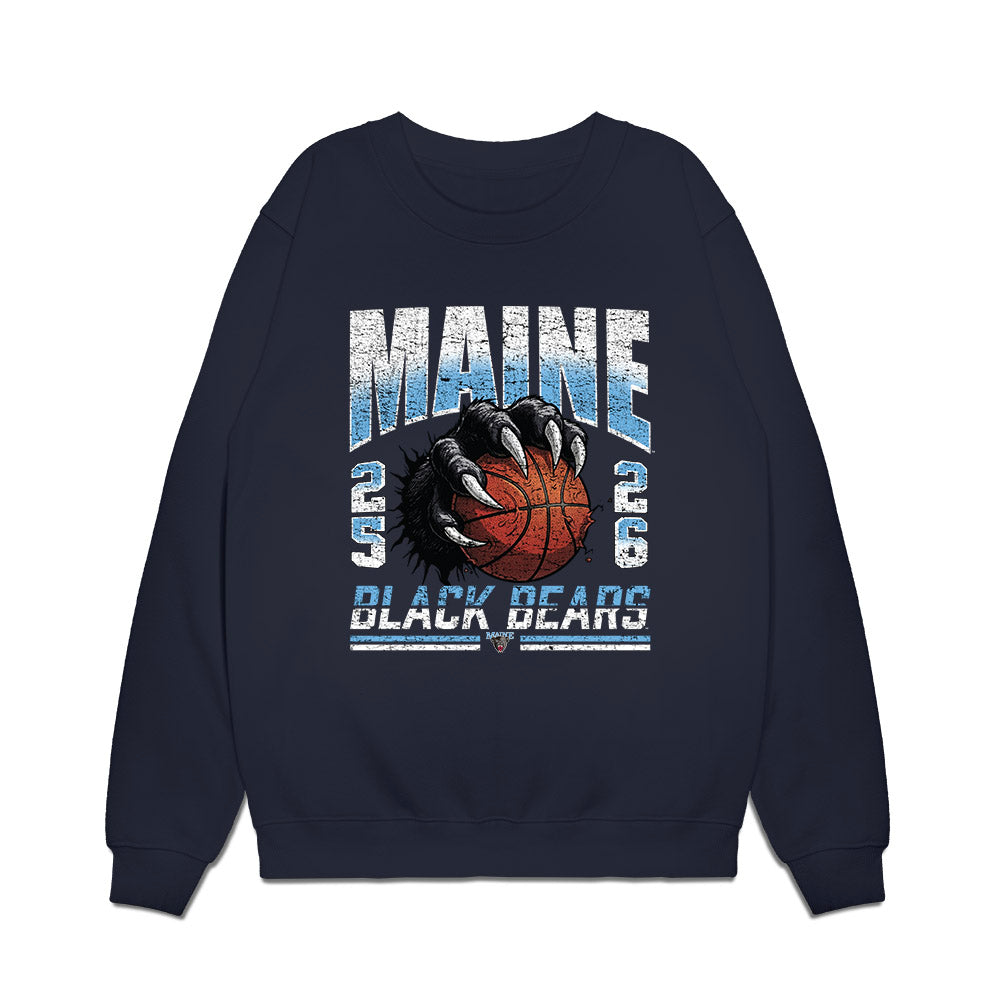 Maine - NCAA Men's Basketball : Caleb Crawford - Vintage Basketball Premium Crewneck Sweatshirt-0