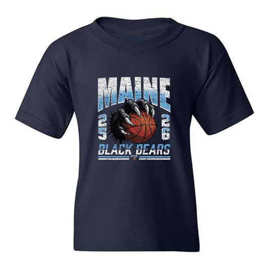 Maine - NCAA Men's Basketball : Mekhi Gray - Vintage Basketball Youth T-Shirt-0