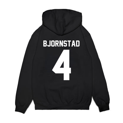 Samford - NCAA Men's Basketball : Judson Bjornstad - Vintage Basketball Premium Hooded Sweatshirt-1