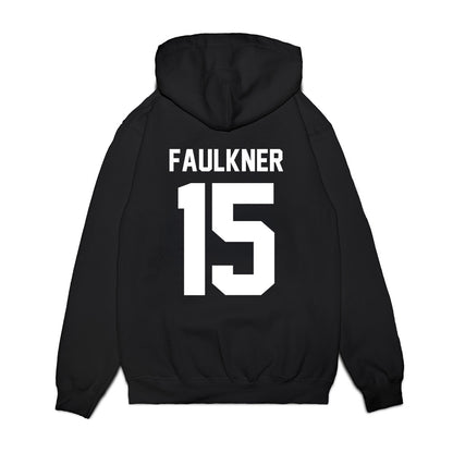 Samford - NCAA Men's Basketball : Dylan Faulkner - Vintage Basketball Premium Hooded Sweatshirt-1